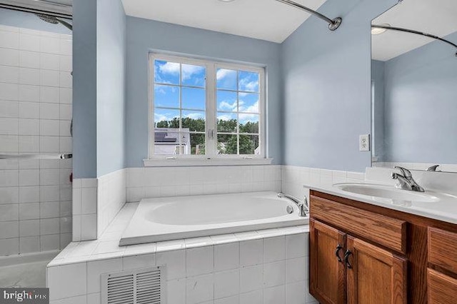 30 Homestead Dr, Pemberton, NJ 08068 - full bathroom featuring vanity and a garden tub