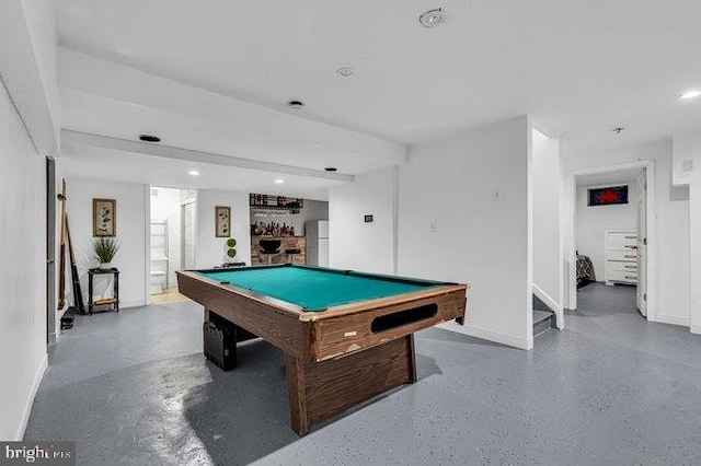 30 Homestead Dr, Pemberton, NJ 08068 - recreation room featuring billiards and recessed lighting