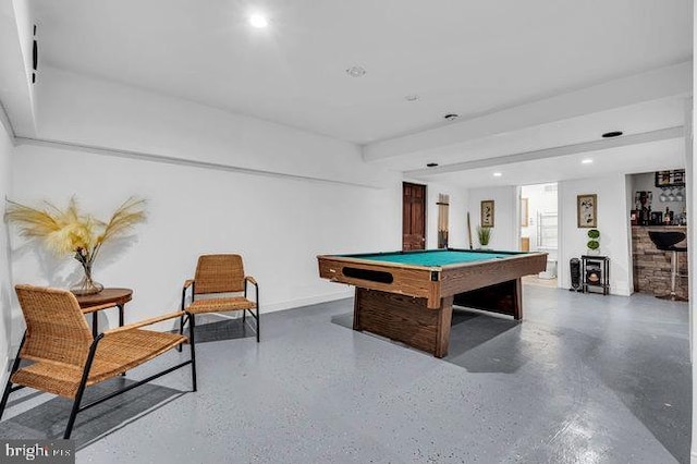 30 Homestead Dr, Pemberton, NJ 08068 - playroom featuring billiards and recessed lighting