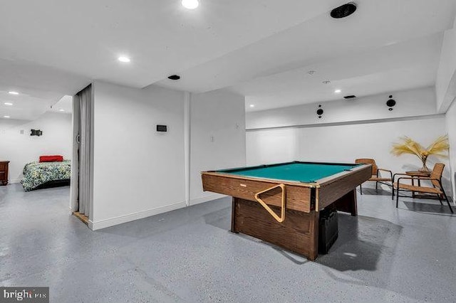 30 Homestead Dr, Pemberton, NJ 08068 - game room featuring billiards table and recessed lighting