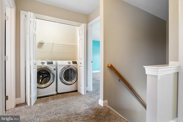 355 Old Stone Way, York, PA 17406 - washroom with independent washer and dryer and carpet