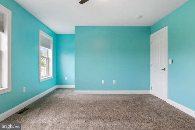 355 Old Stone Way, York, PA 17406 - spare room featuring carpet floors and ceiling fan