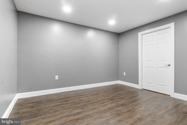 355 Old Stone Way, York, PA 17406 - empty room with baseboards and dark wood finished floors
