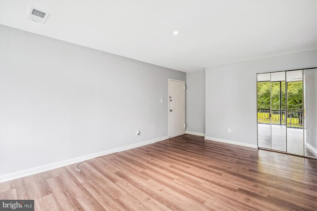 7985 Riggs Rd Unit 5, Hyattsville, MD 20783 - empty room featuring light wood-style floors and recessed lighting