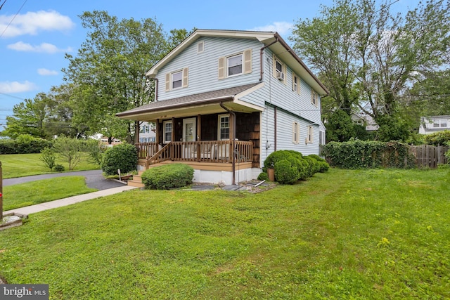 150 Coolidge Ave, Lawrence Township, NJ 08648 - view of front of home with a porch and a front lawn