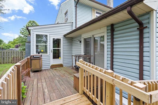 150 Coolidge Ave, Lawrence Township, NJ 08648 - view of wooden terrace