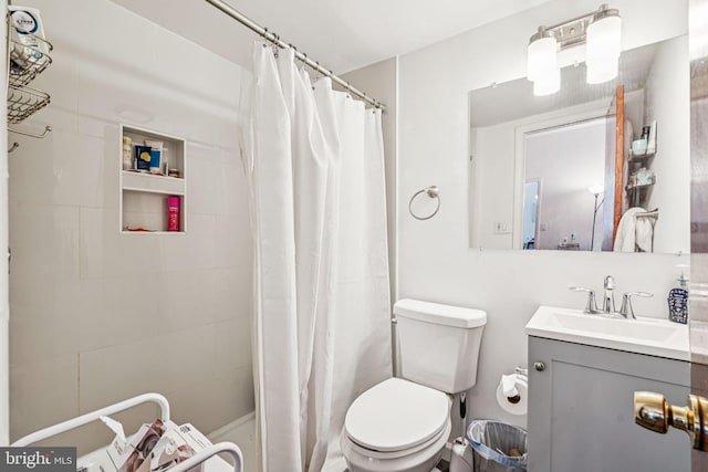 1917 Spring Garden St, Philadelphia, PA 19130 - full bathroom featuring vanity and a shower with shower curtain