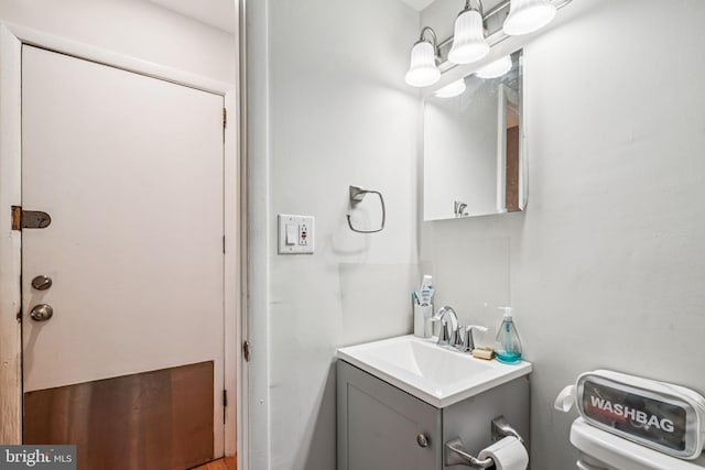 1917 Spring Garden St, Philadelphia, PA 19130 - half bath featuring vanity and toilet