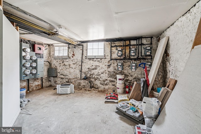 1917 Spring Garden St, Philadelphia, PA 19130 - below grade area with gas meter