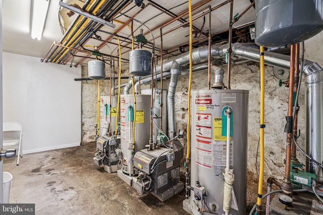 1917 Spring Garden St, Philadelphia, PA 19130 - utility room with water heater