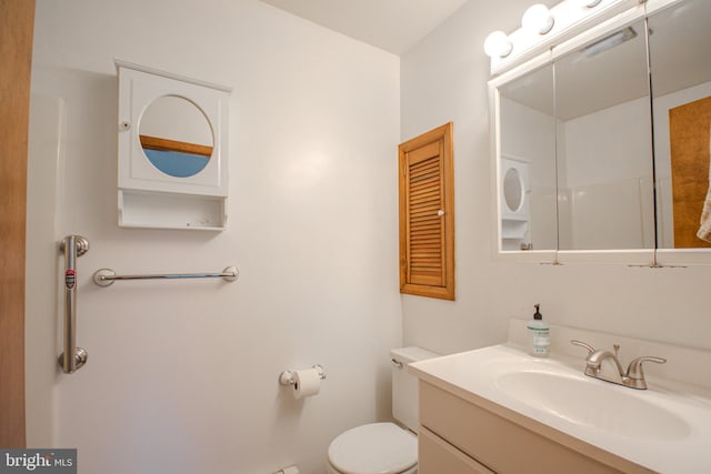 24981 Delmar Rd, Mardela Springs, MD 21837 - bathroom featuring vanity and toilet