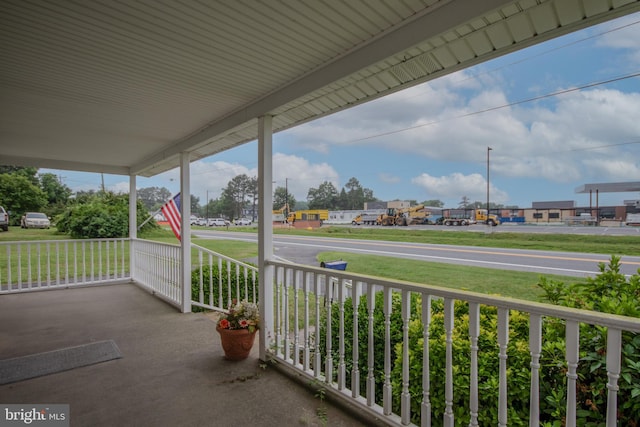 24981 Delmar Rd, Mardela Springs, MD 21837 - covered porch with a yard