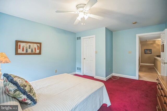 3132 Arbour Green Ct, Hatfield, PA 19440 - bedroom with carpet flooring and ceiling fan