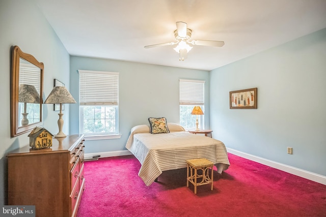 3132 Arbour Green Ct, Hatfield, PA 19440 - bedroom with carpet flooring and ceiling fan