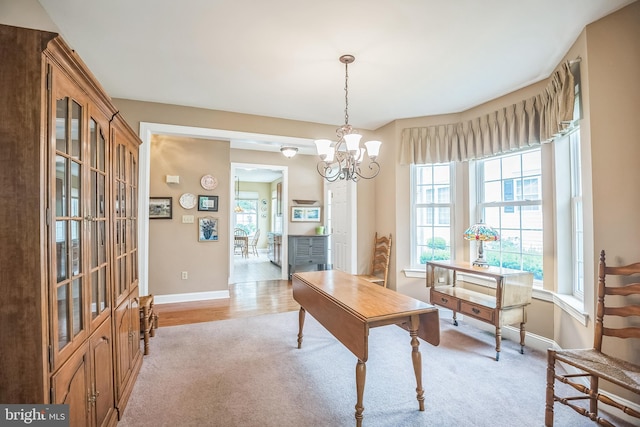 3132 Arbour Green Ct, Hatfield, PA 19440 - office space featuring light carpet and a chandelier
