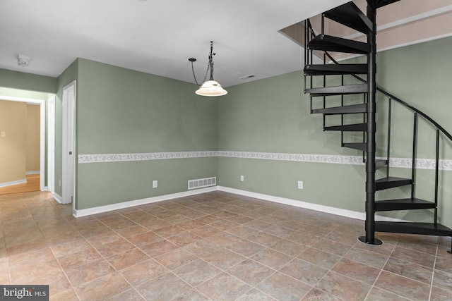 2109 Sturbridge Cmn, Holland, PA 18966 - stairway with baseboards and tile patterned flooring