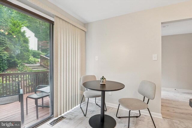 705 Westtown Cir Unit 705, West Chester, PA 19382 - dining space featuring wood finished floors and baseboards
