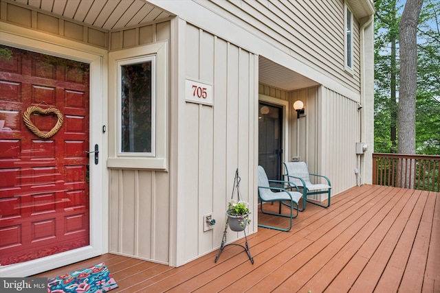 705 Westtown Cir Unit 705, West Chester, PA 19382 - doorway to property featuring board and batten siding