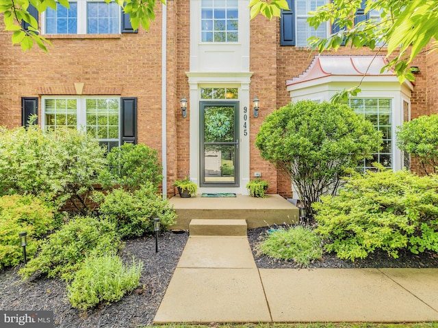 9045 Clendenin Way, Frederick, MD 21704 - view of exterior entry with brick siding