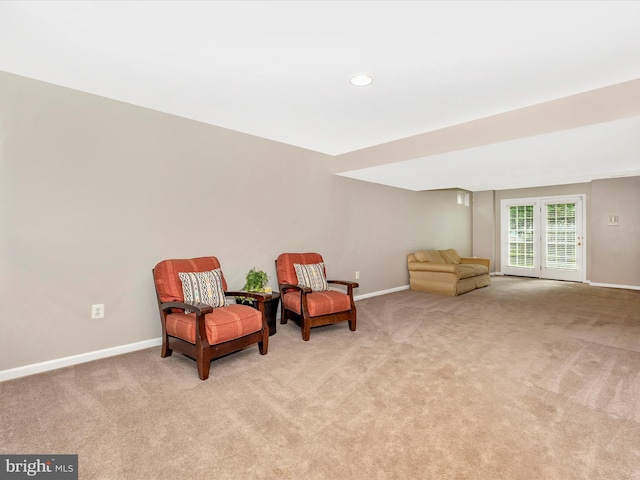 9045 Clendenin Way, Frederick, MD 21704 - living area featuring carpet flooring and baseboards