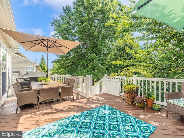 9045 Clendenin Way, Frederick, MD 21704 - wooden terrace featuring outdoor dining area