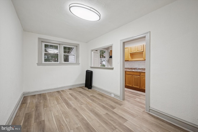 5852 Crittenden St, Philadelphia, PA 19138 - unfurnished room featuring light wood finished floors and a sink
