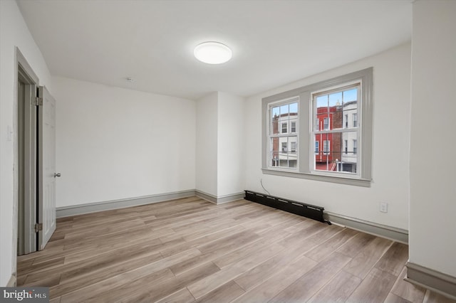 5852 Crittenden St, Philadelphia, PA 19138 - empty room featuring light wood-style floors and baseboards