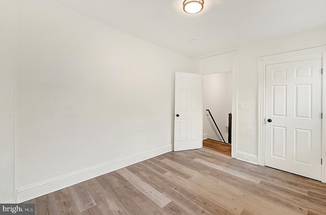 528 N St, Lancaster, PA 17602 - unfurnished bedroom featuring light wood-style floors and baseboards