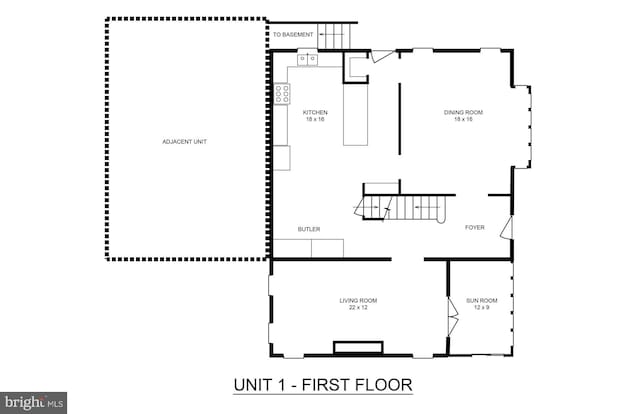 4102 N W St, Wilmington, DE 19802 - view of home floor plan