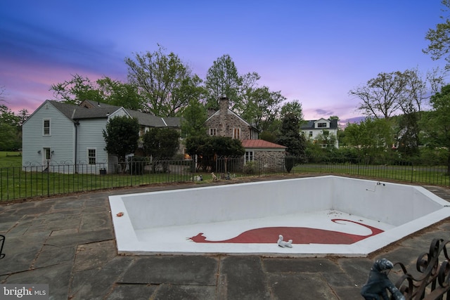 2622 Butler Pike, Plymouth Meeting, PA 19462 - pool at dusk featuring a patio area