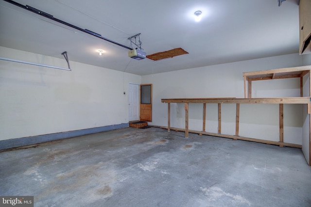 9708 S Park Cir, Fairfax Station, VA 22039 - garage with a garage door opener