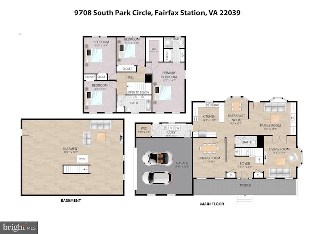 9708 S Park Cir, Fairfax Station, VA 22039 - view of room layout