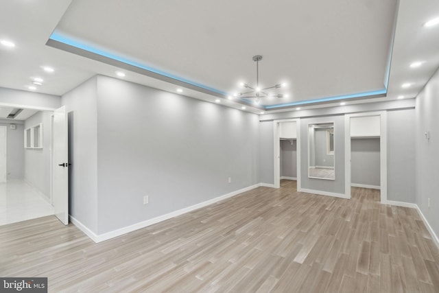 4201 Cathedral Ave NW Unit 122E, Washington, DC 20016 - below grade area featuring light wood finished floors and recessed lighting