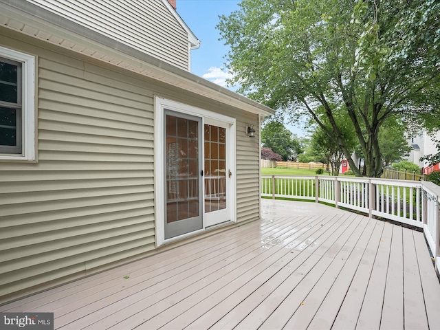 10267 Cedar Ridge Dr, Manassas, VA 20110 - view of wooden terrace