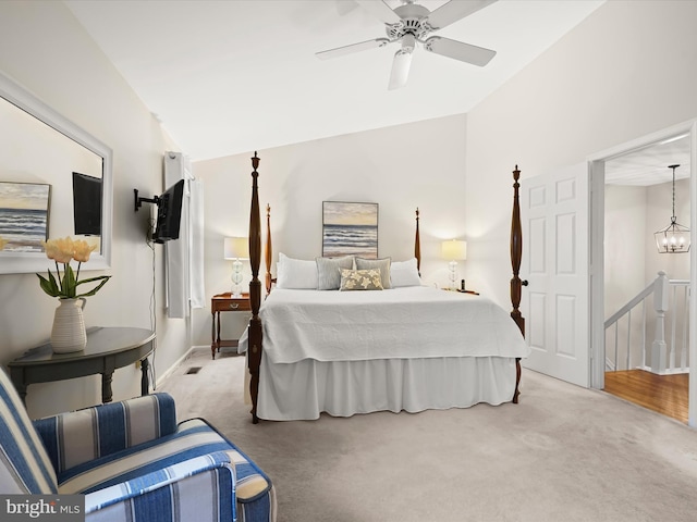 10267 Cedar Ridge Dr, Manassas, VA 20110 - bedroom featuring carpet and a ceiling fan