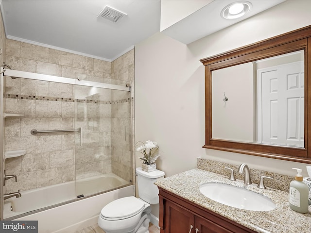 10267 Cedar Ridge Dr, Manassas, VA 20110 - full bathroom featuring vanity and combined bath / shower with glass door