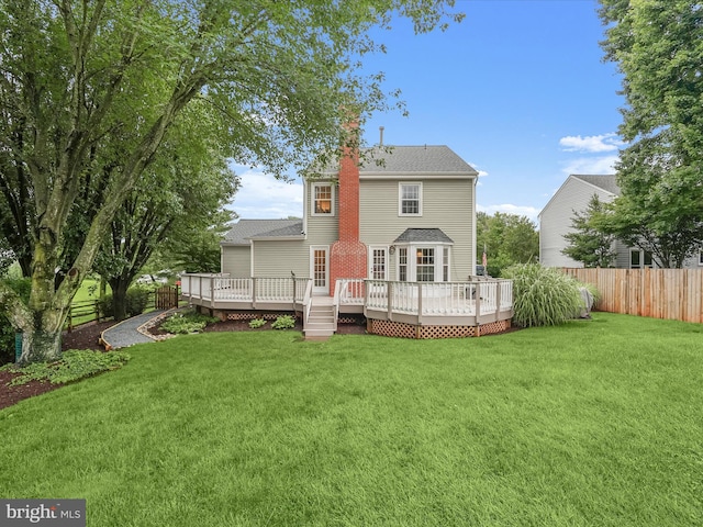 10267 Cedar Ridge Dr, Manassas, VA 20110 - rear view of property featuring a deck and a shingled roof