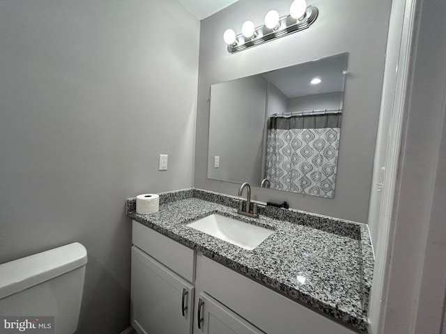 36697 W Club House Rd, Ocean View, DE 19970 - bathroom featuring vanity and toilet