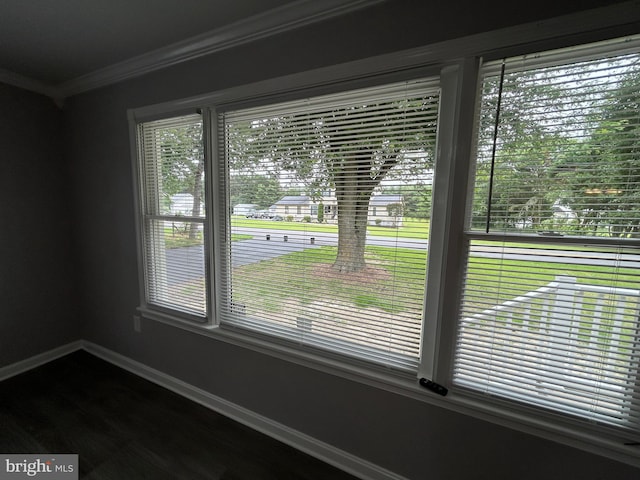 36697 W Club House Rd, Ocean View, DE 19970 - detailed view of ornamental molding and wood finished floors