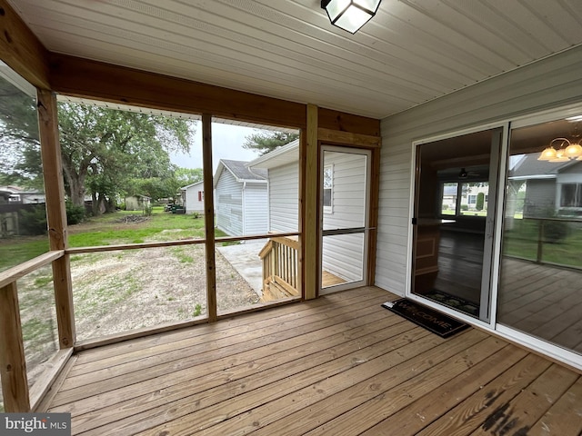 36697 W Club House Rd, Ocean View, DE 19970 - view of unfurnished sunroom