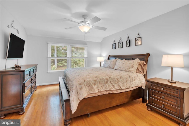 1752 Lark Ln, Cherry Hill, NJ 08003 - bedroom featuring light wood-style floors and ceiling fan