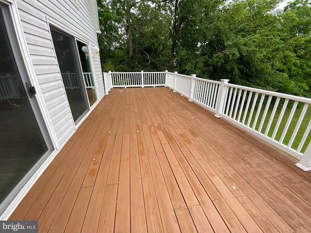390 Summer Hill Rd, Schuylkill Haven, PA 17972 - wooden terrace with view of wooded area