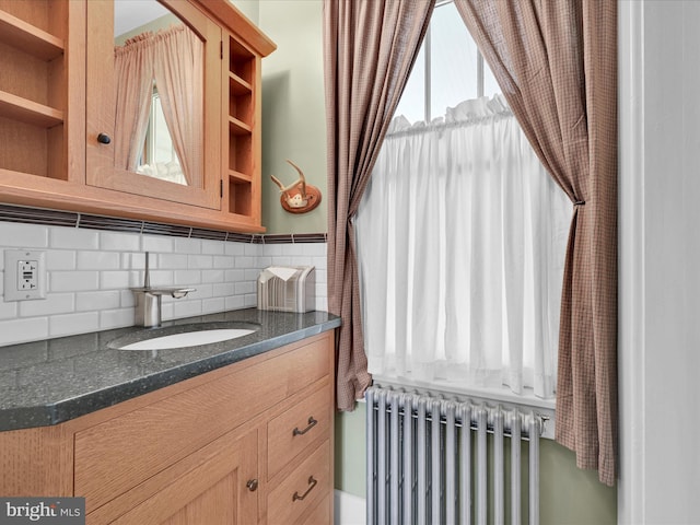 1989 Fair Rd, Schuylkill Haven, PA 17972 - bathroom with radiator heating unit and vanity