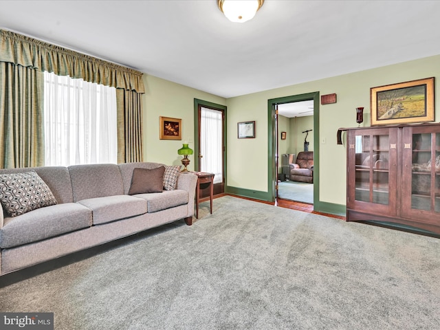 1989 Fair Rd, Schuylkill Haven, PA 17972 - living room with carpet and baseboards