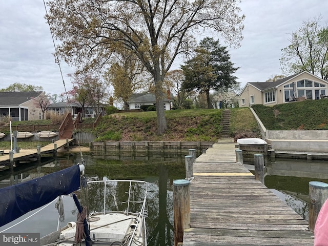 1930 Cedar Rd, Pasadena, MD 21122 - dock area with a water view