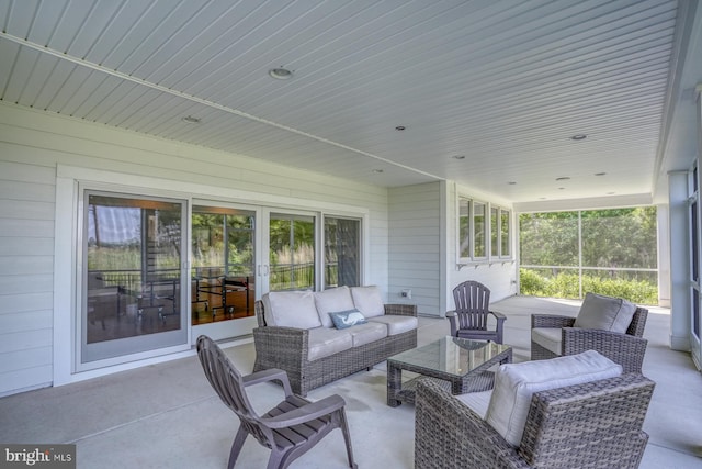 22261 Waterview Rd, Lewes, DE 19958 - view of patio / terrace featuring an outdoor hangout area