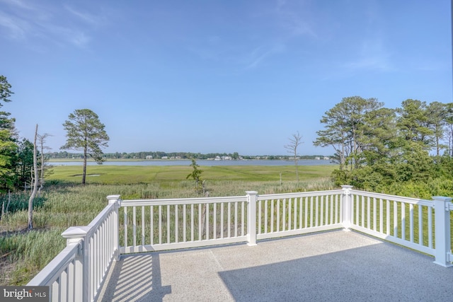 22261 Waterview Rd, Lewes, DE 19958 - view of patio / terrace featuring a water view