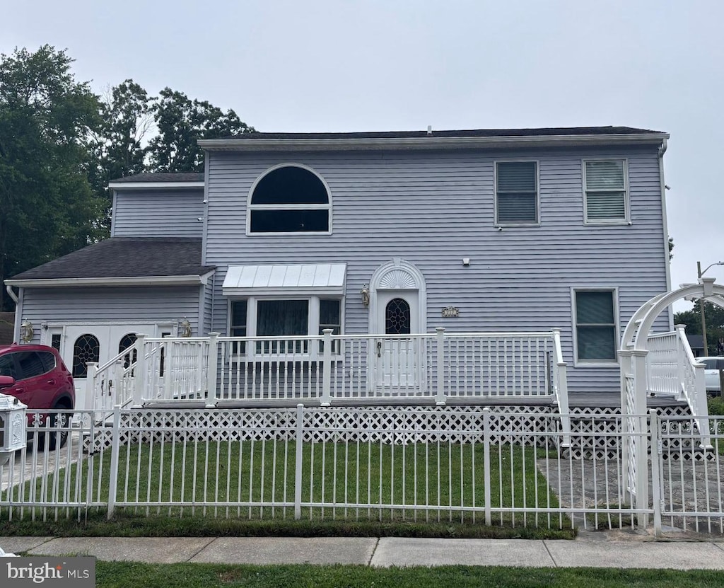 217 Mindy Ave, Cape May, NJ 08204 - view of front facade featuring a fenced front yard