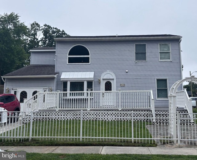 217 Mindy Ave, Cape May, NJ 08204 - view of front facade featuring a fenced front yard