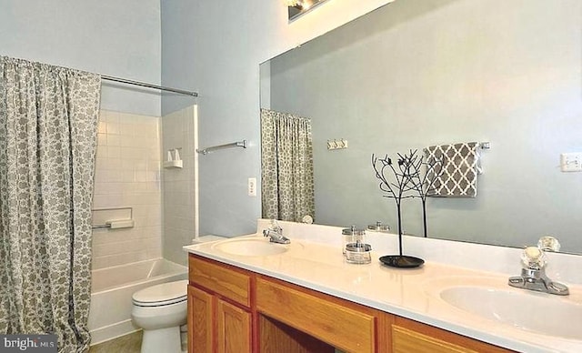 20 Harbour Heights Dr Unit 20, Annapolis, MD 21401 - full bathroom with double vanity and shower / bathtub combination with curtain